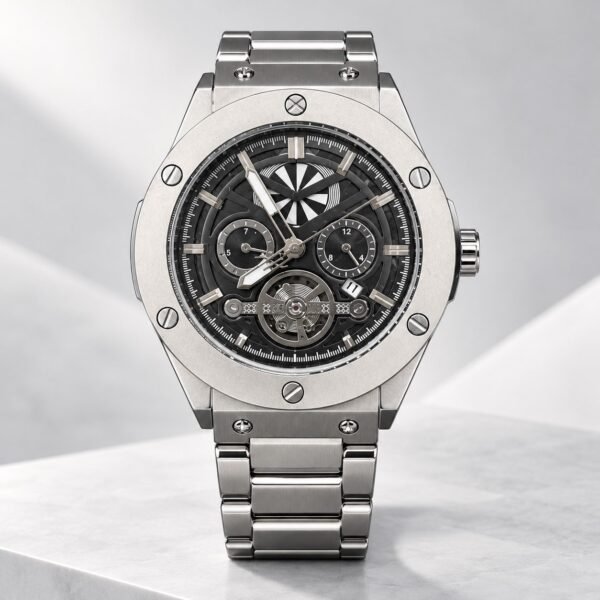 Мъжки Hublot Big Bang Integral Skeleton Black Dial Steel